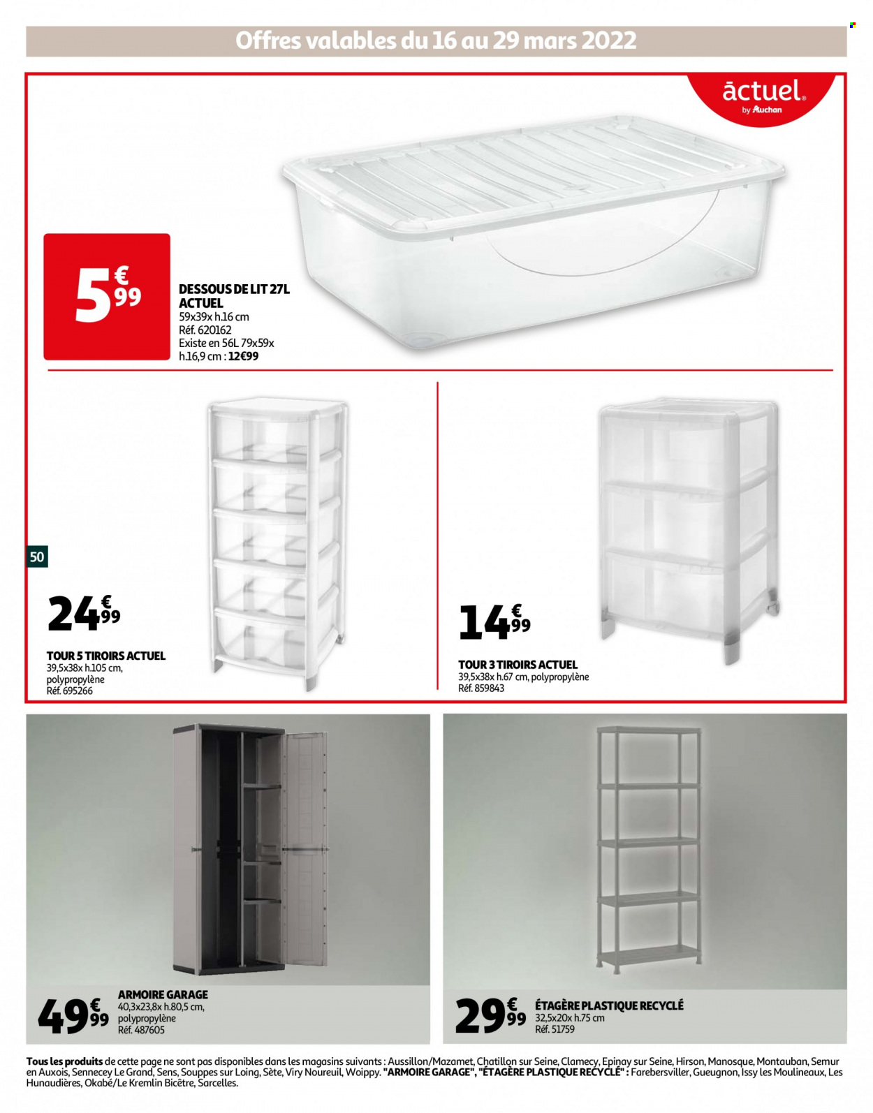 Catalogue Auchan - 16/03/2022 - 22/03/2022. Page 50
