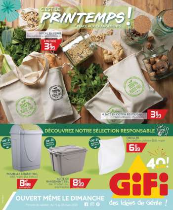 Catalogue GiFi - 15/03/2022 - 23/03/2022.