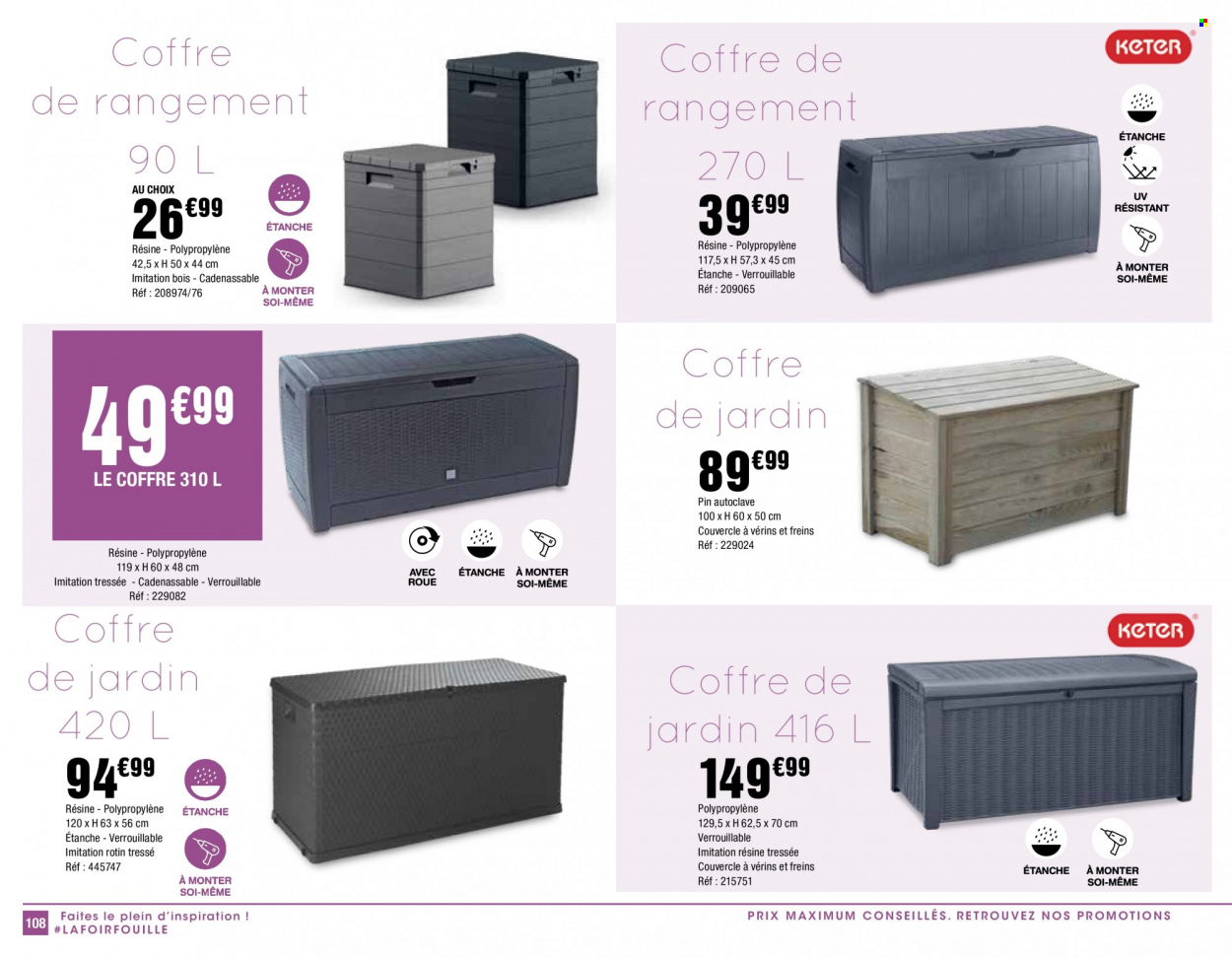 Catalogue La Foir'Fouille - 01/03/2022 - 31/03/2022. Page 108