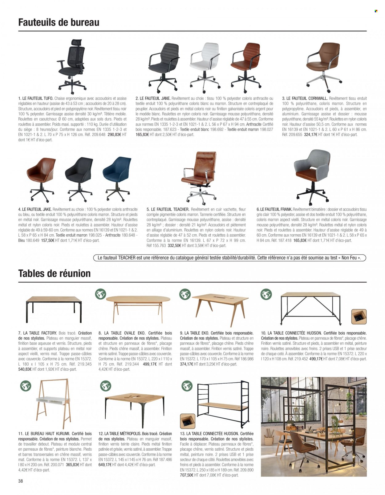 thumbnail - Catalogue Maisons du Monde - Produits soldés - table, chaise, fauteuil. Page 40.