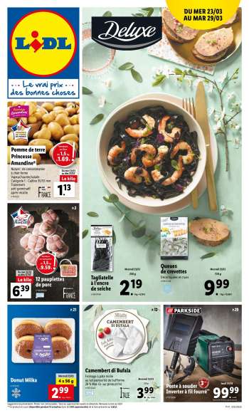 Catalogue Lidl - 23/03/2022 - 29/03/2022.