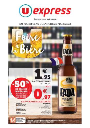 Catalogue U express - 15/03/2022 - 20/03/2022.