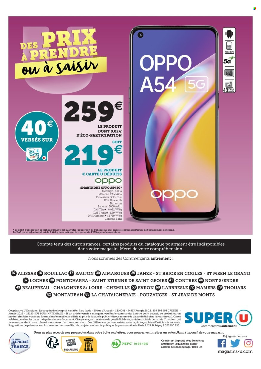 Catalogue SUPER U - 15/03/2022 - 26/03/2022. Page 8