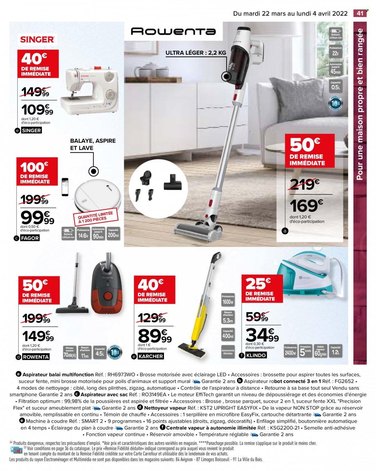 Catalogue Carrefour Hypermarchés - 22/03/2022 - 04/04/2022. Page 41
