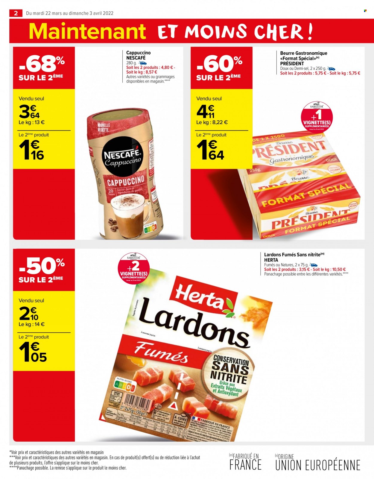 Catalogue Carrefour Market - 22/03/2022 - 03/04/2022. Page 2