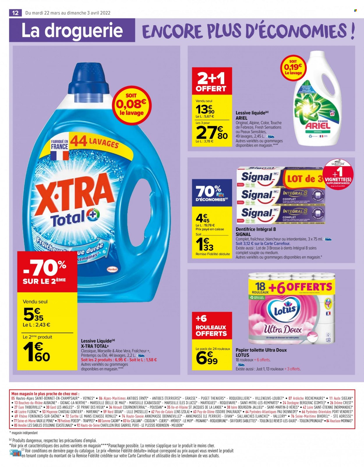 Catalogue Carrefour Market - 22/03/2022 - 03/04/2022. Page 12