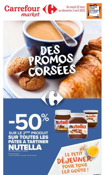 Catalogue Carrefour Market - 22/03/2022 - 03/04/2022.