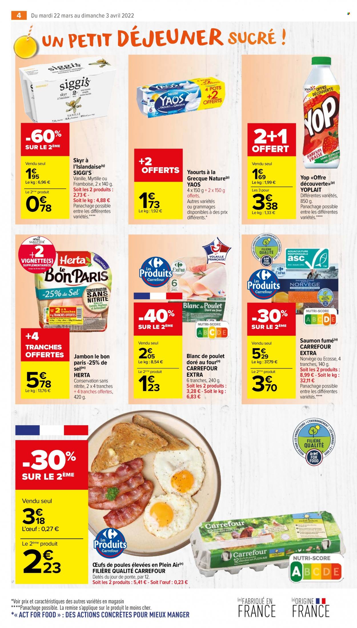Catalogue Carrefour Market - 22/03/2022 - 03/04/2022. Page 4