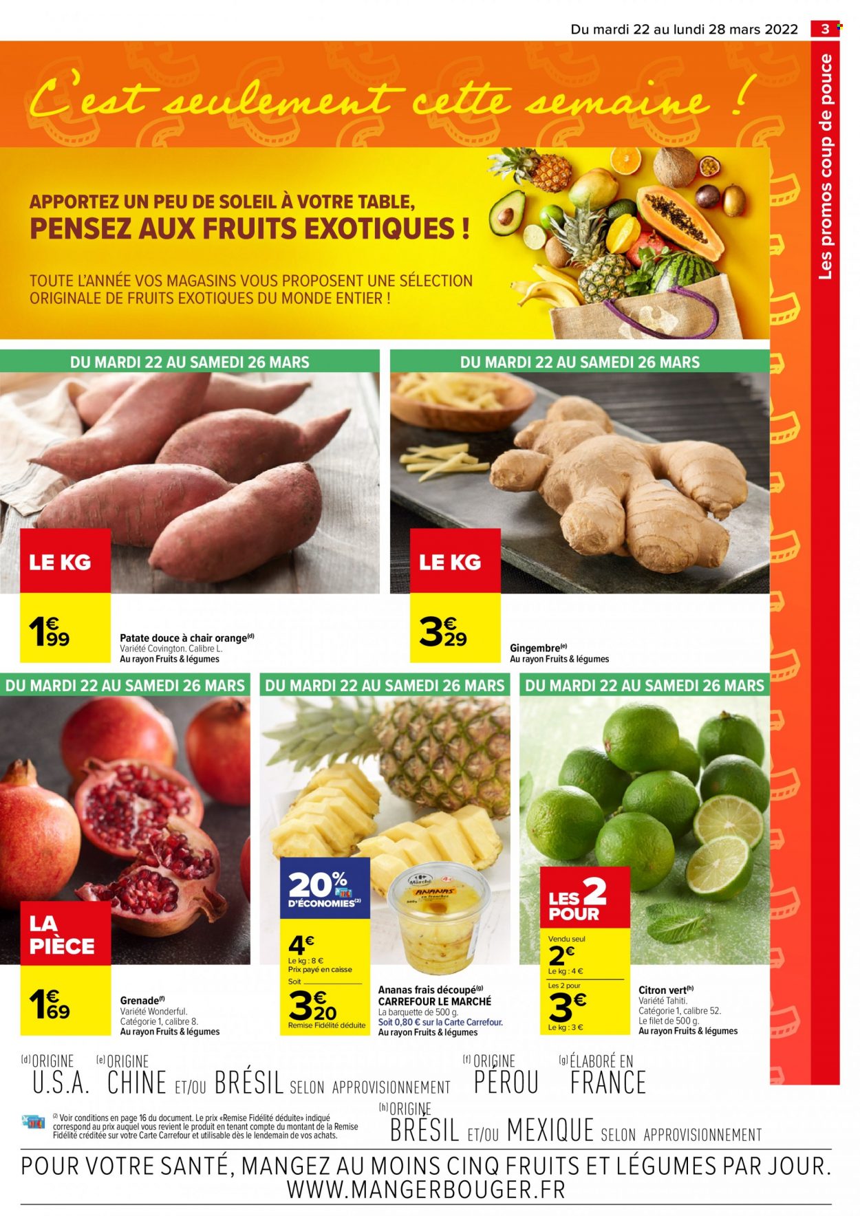 Catalogue Carrefour Hypermarchés - 22/03/2022 - 28/03/2022. Page 3