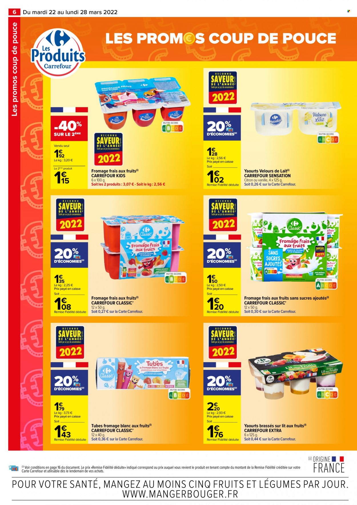 Catalogue Carrefour Hypermarchés - 22/03/2022 - 28/03/2022. Page 6