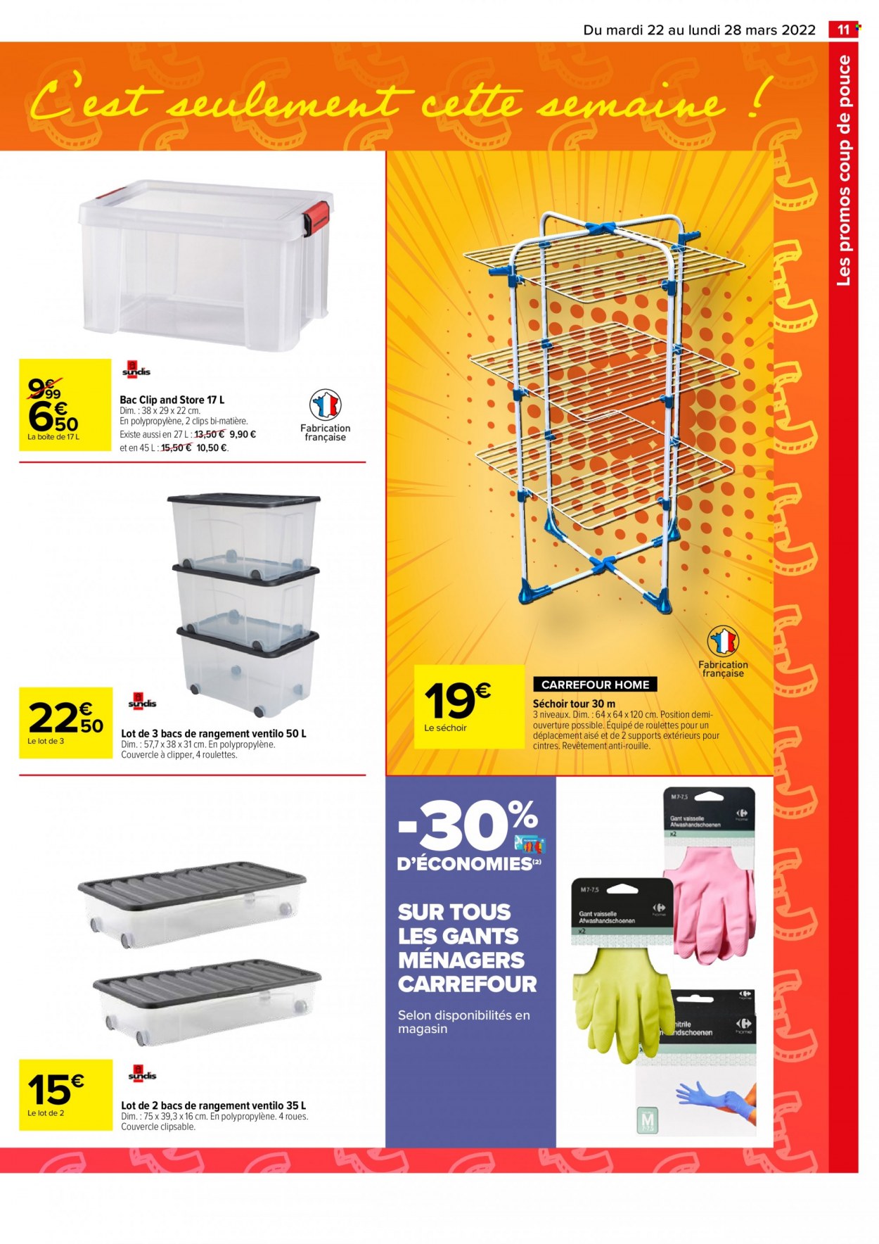 Catalogue Carrefour Hypermarchés - 22/03/2022 - 28/03/2022. Page 11