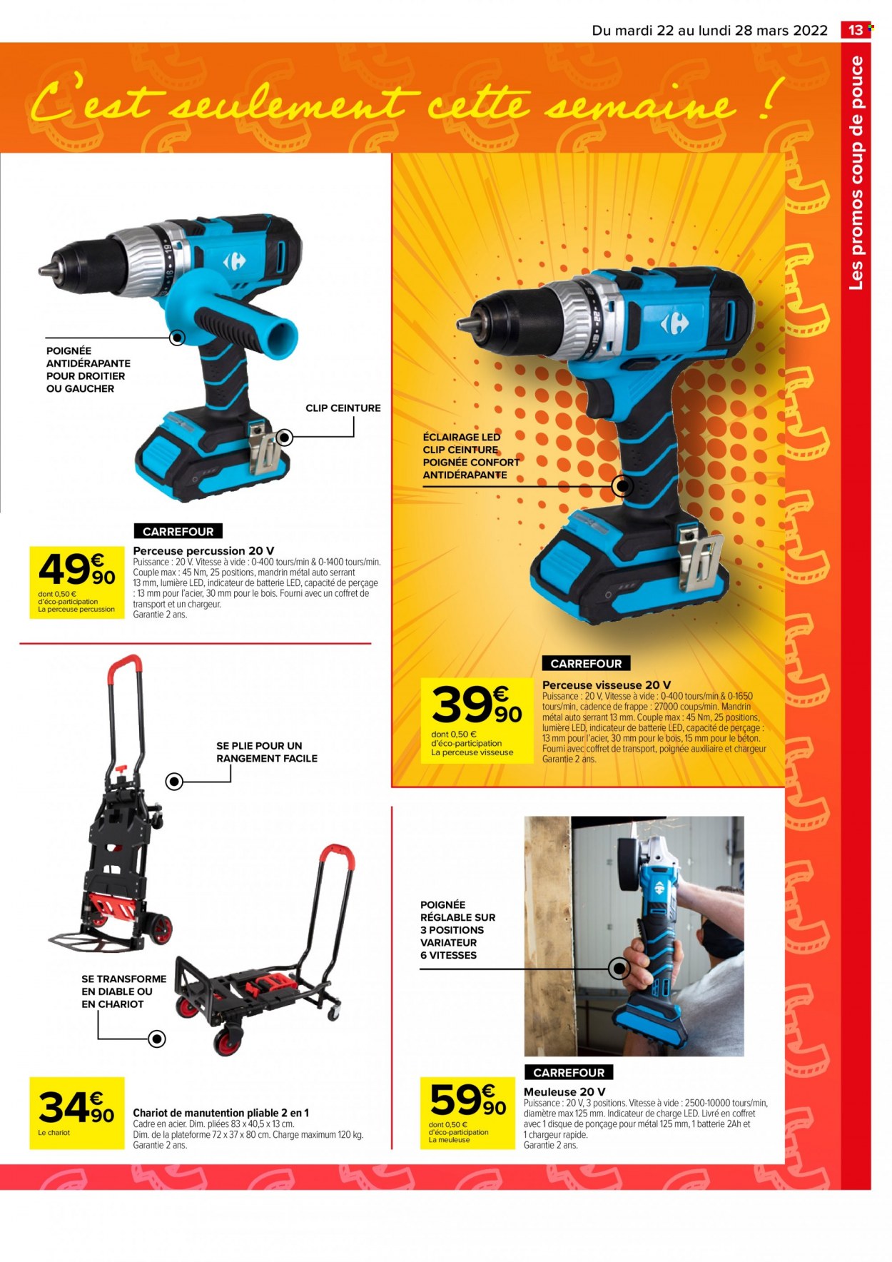 Catalogue Carrefour Hypermarchés - 22/03/2022 - 28/03/2022. Page 13