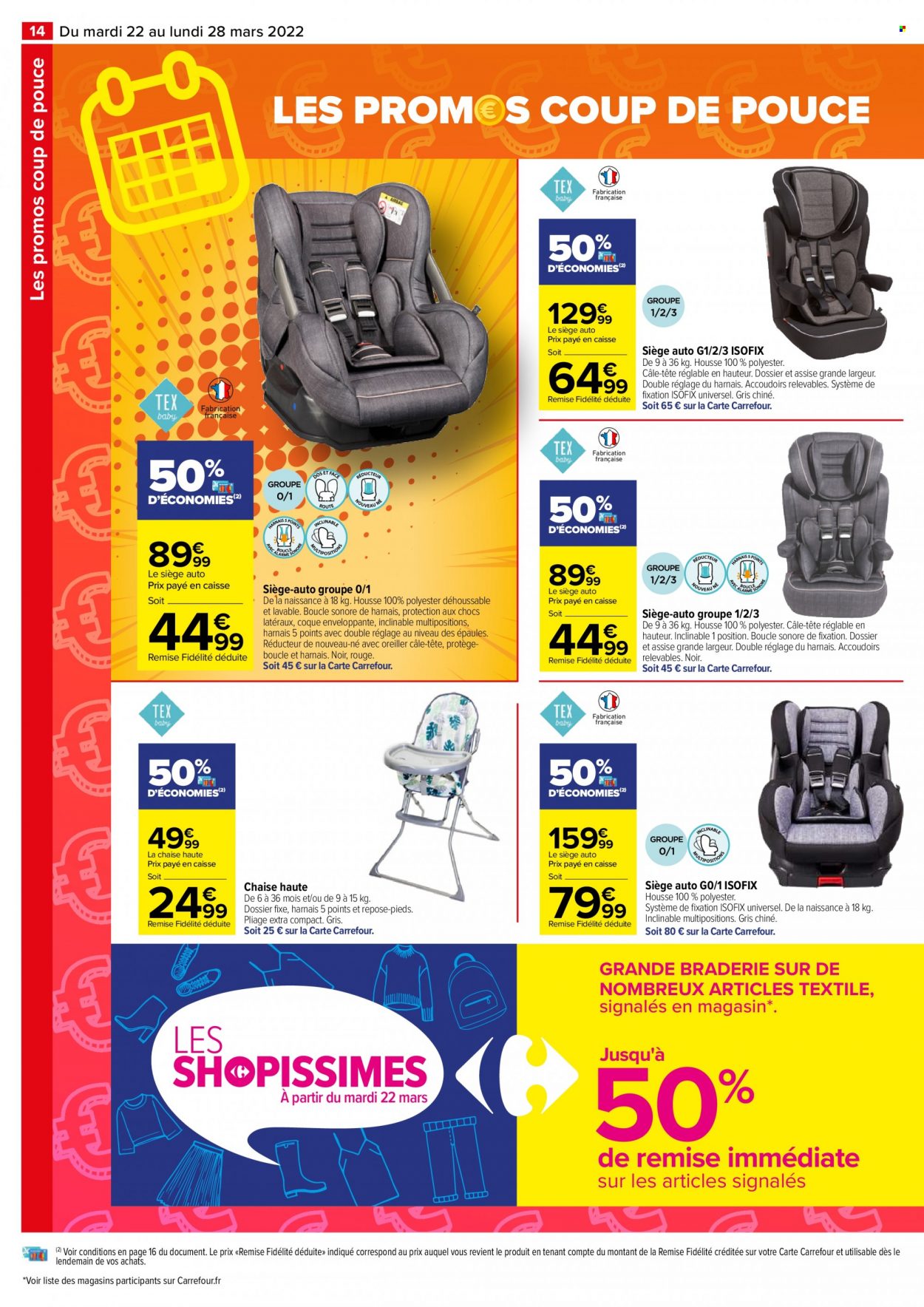 Catalogue Carrefour Hypermarchés - 22/03/2022 - 28/03/2022. Page 14