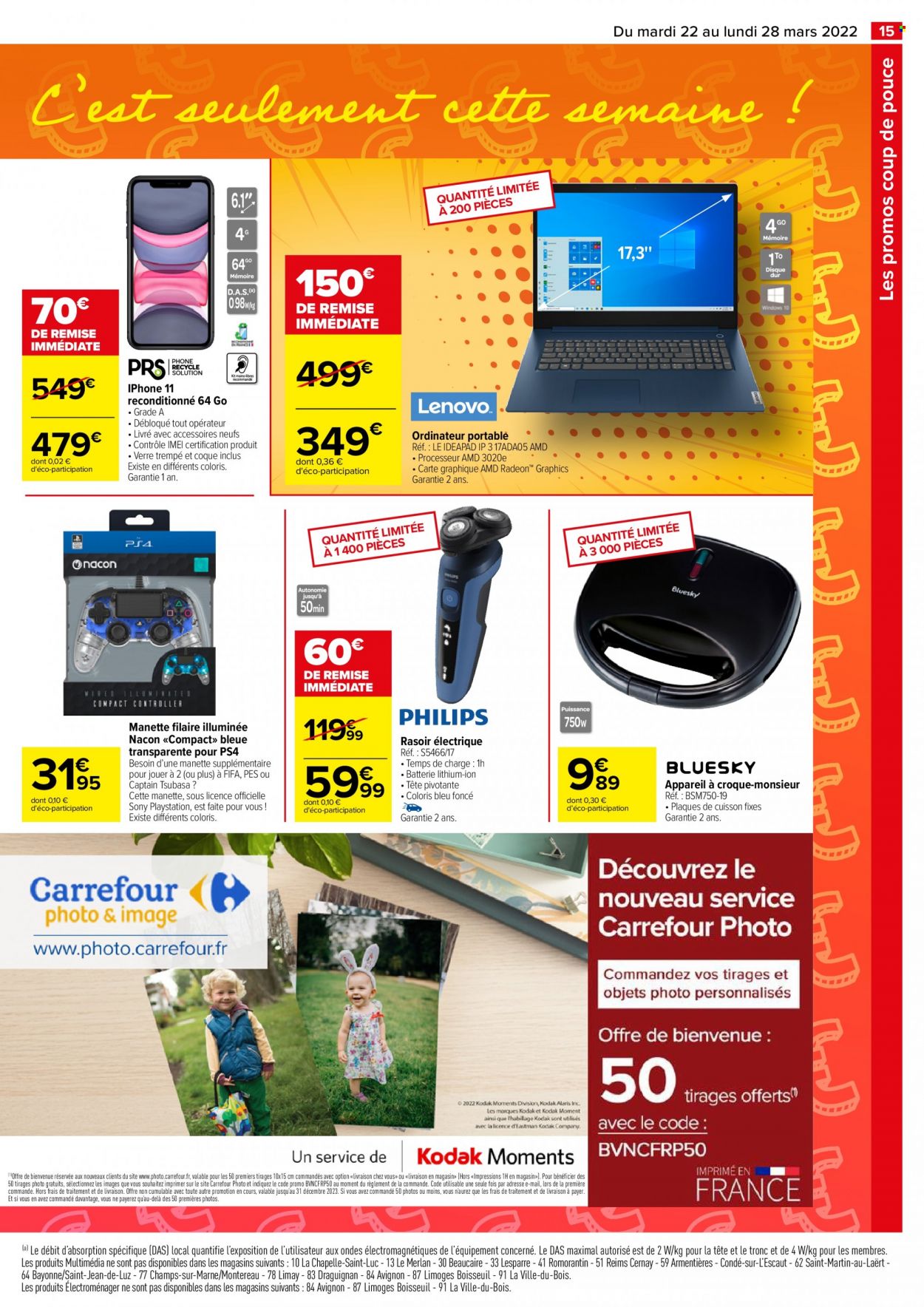 Catalogue Carrefour Hypermarchés - 22/03/2022 - 28/03/2022. Page 15