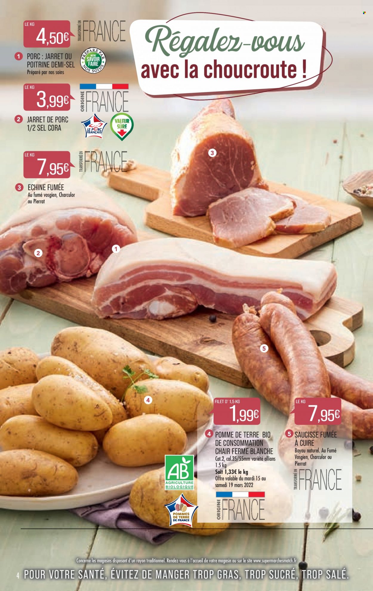 Catalogue Supermarché Match - 15/03/2022 - 20/03/2022. Page 4