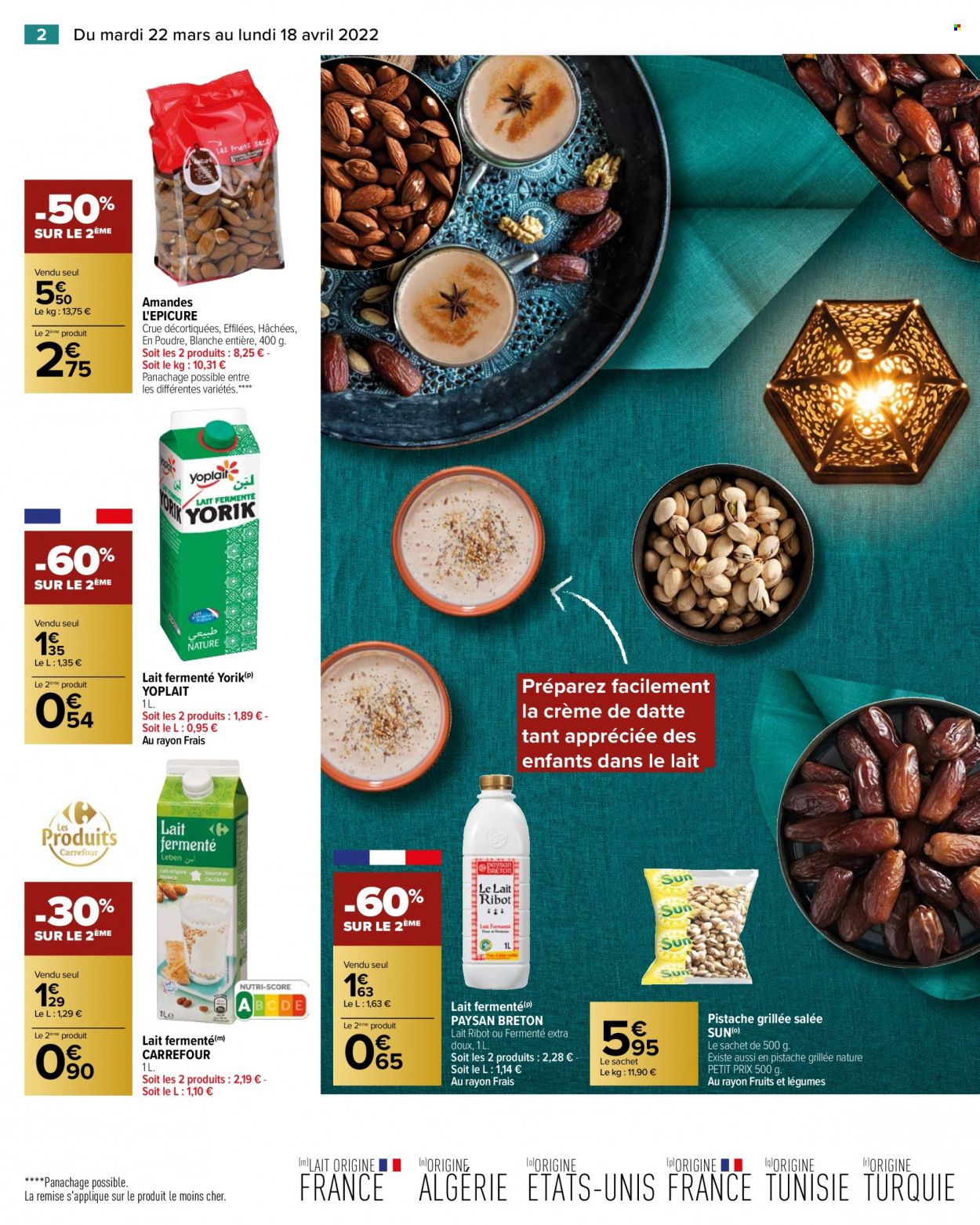 Catalogue Carrefour Hypermarchés - 22/03/2022 - 18/04/2022. Page 2