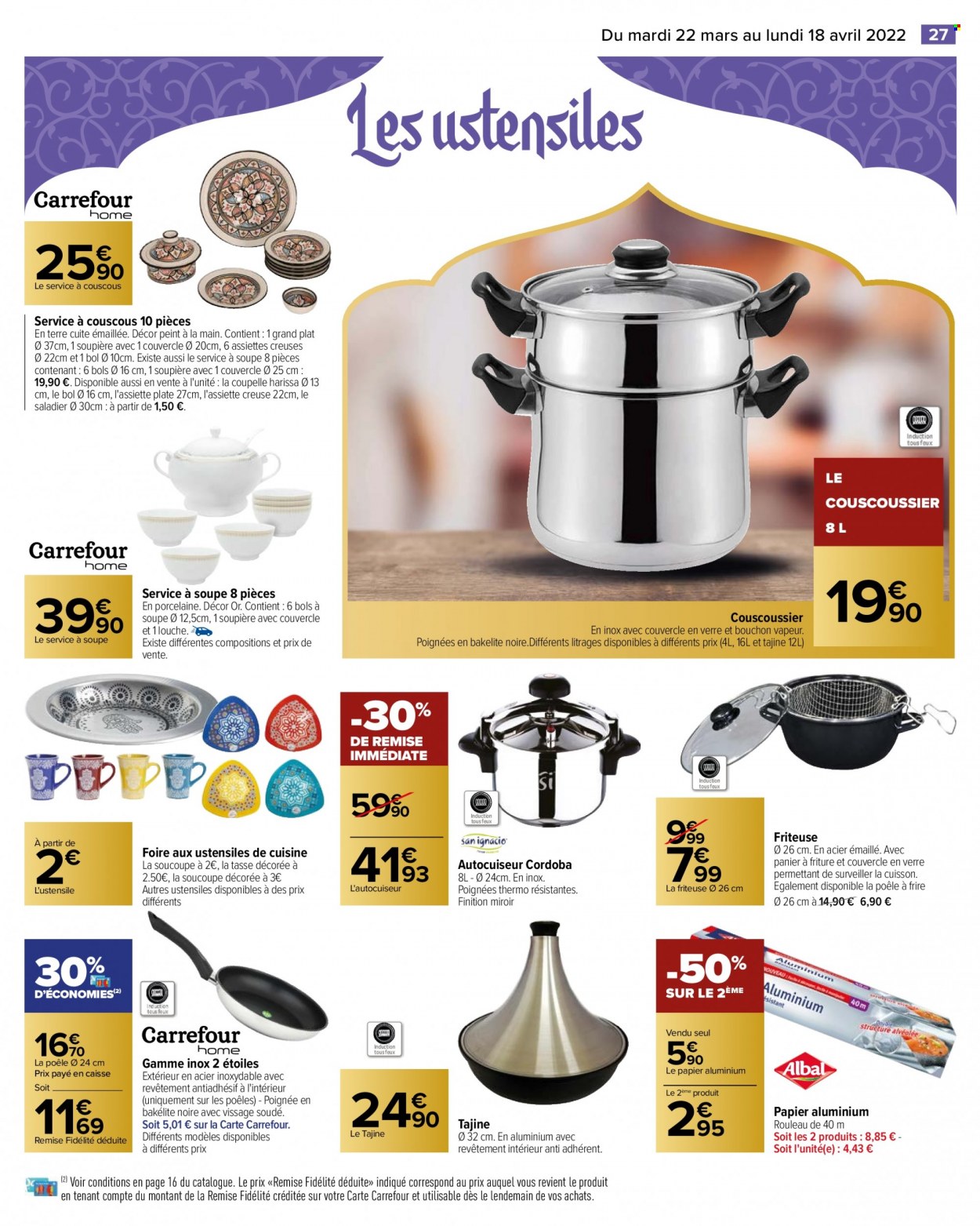 Catalogue Carrefour Hypermarchés - 22/03/2022 - 18/04/2022. Page 27