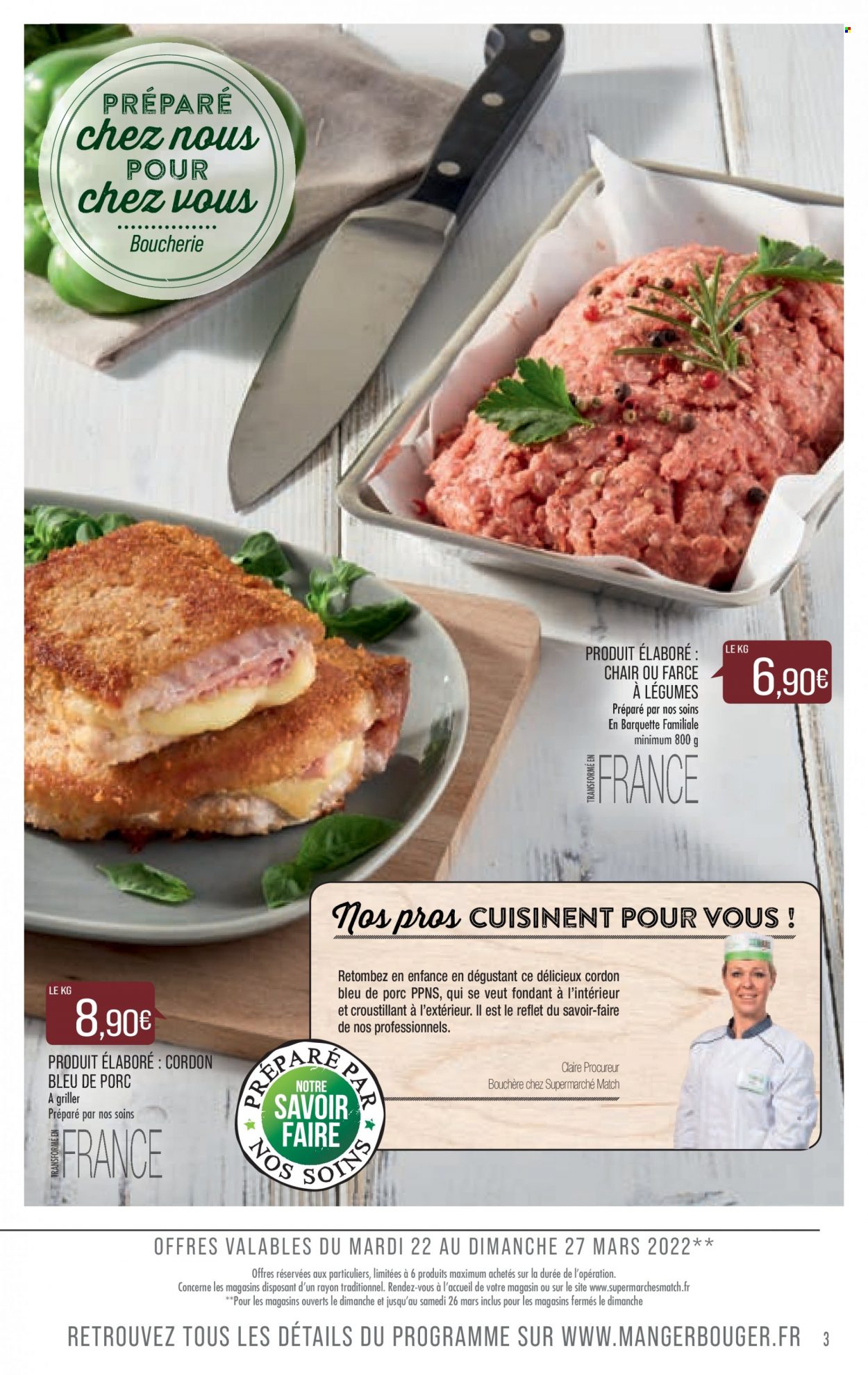 Catalogue Supermarché Match - 22/03/2022 - 03/04/2022. Page 3