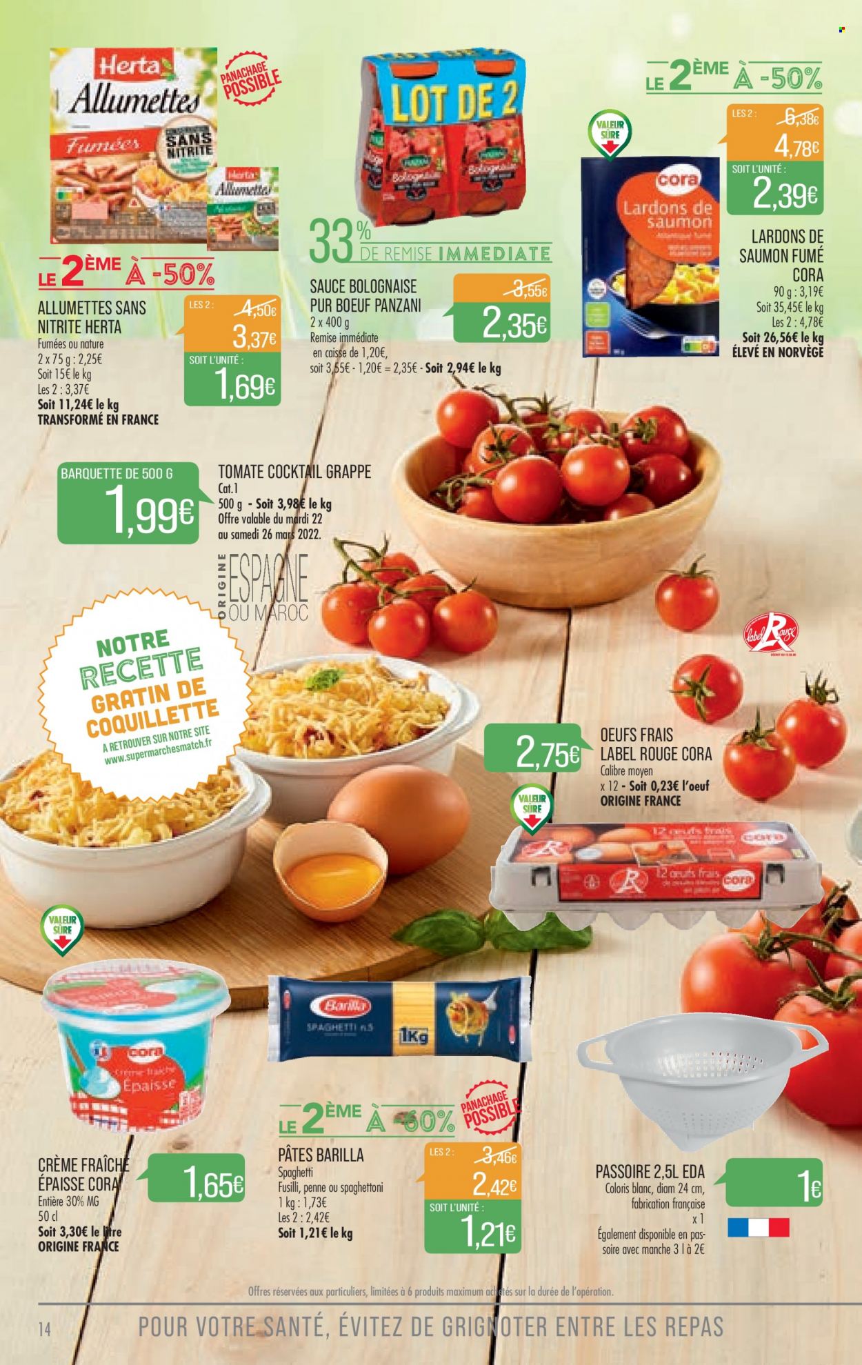 Catalogue Supermarché Match - 22/03/2022 - 03/04/2022. Page 14