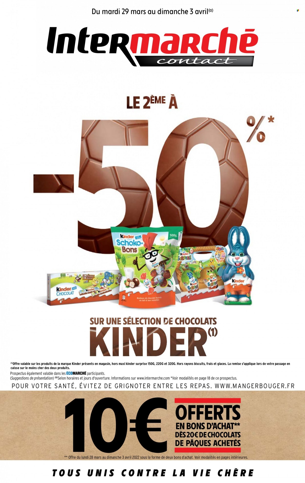 Catalogue Intermarché Contact - 29/03/2022 - 03/04/2022. Page 1