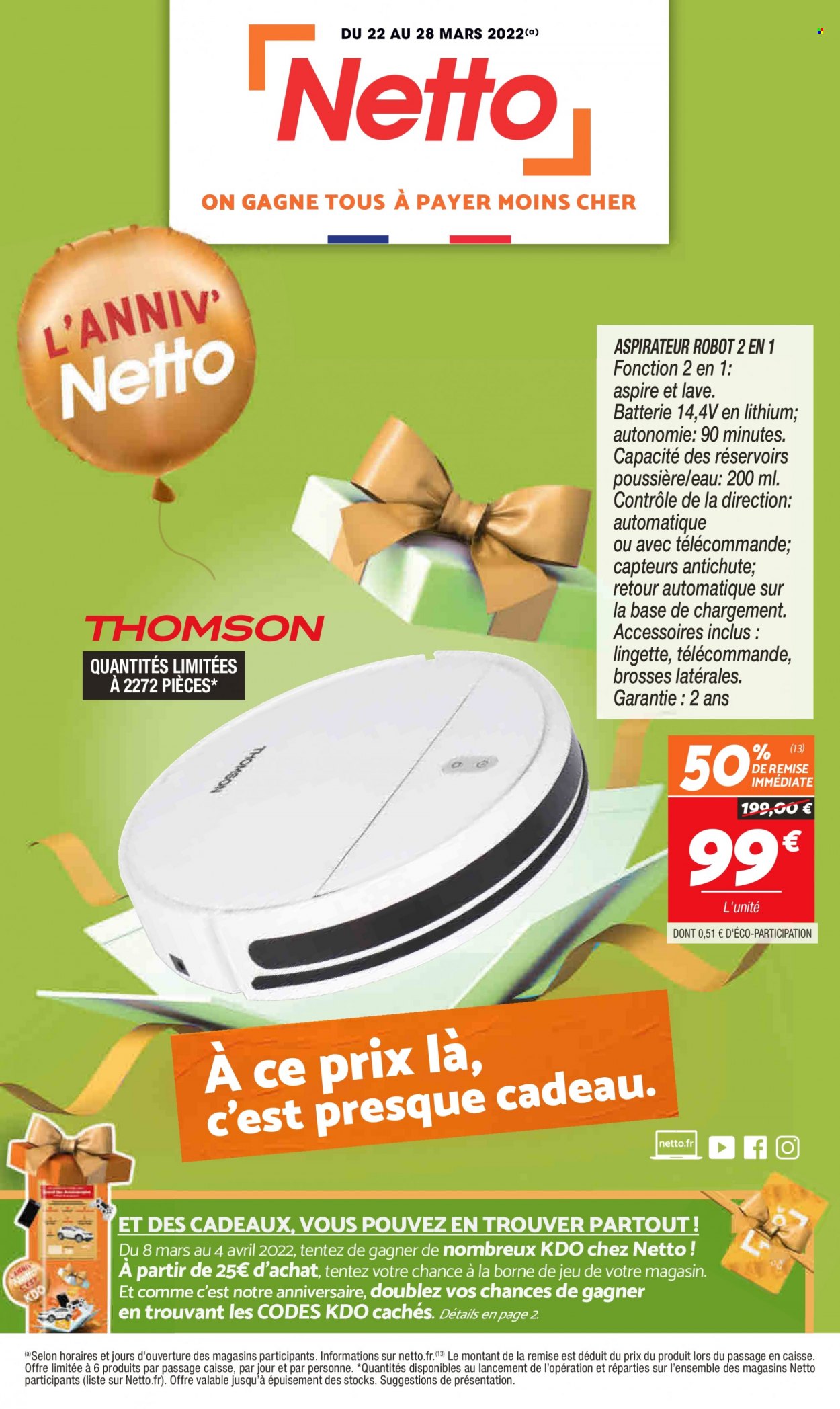 Catalogue Netto - 22/03/2022 - 28/03/2022. Page 1