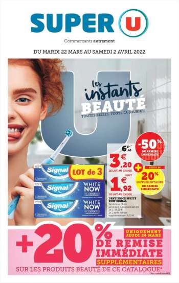 Catalogue SUPER U - 22/03/2022 - 02/04/2022.