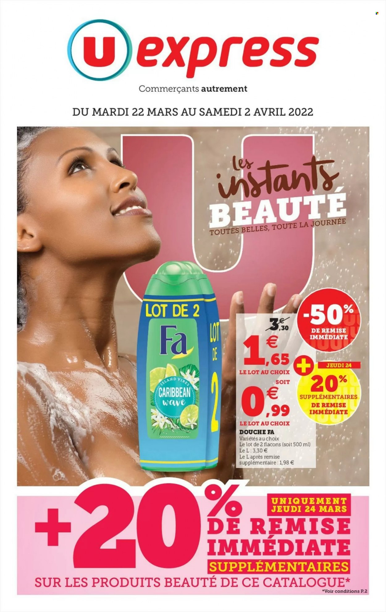Catalogue U express - 22/03/2022 - 02/04/2022. Page 1