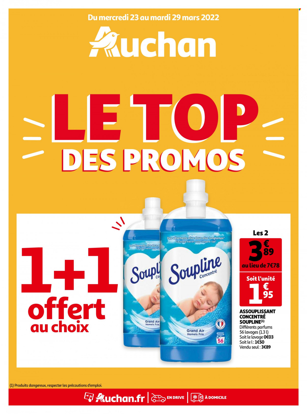 Catalogue Auchan - 23/03/2022 - 29/03/2022. Page 1