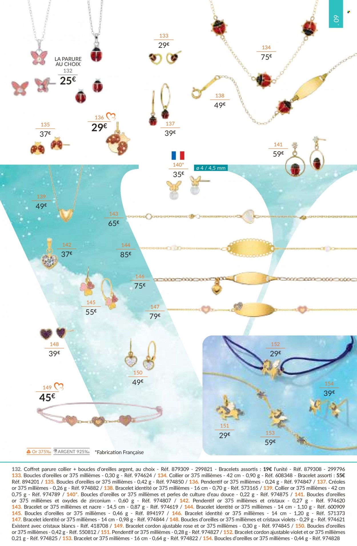 thumbnail - Catalogue Auchan - 12/03/2022 - 31/12/2022 - Produits soldés - coffret, boucles d'oreilles, bracelet. Page 9.