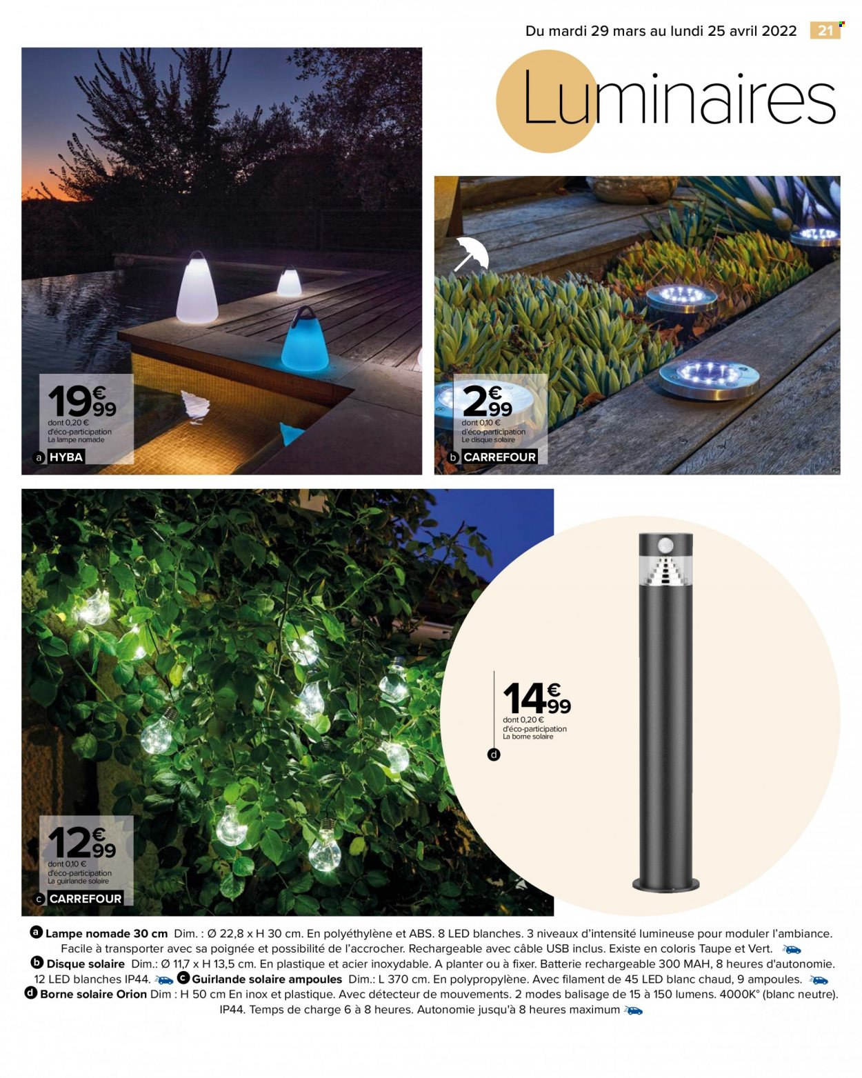 Catalogue Carrefour Hypermarchés - 23/03/2022 - 25/04/2022. Page 21