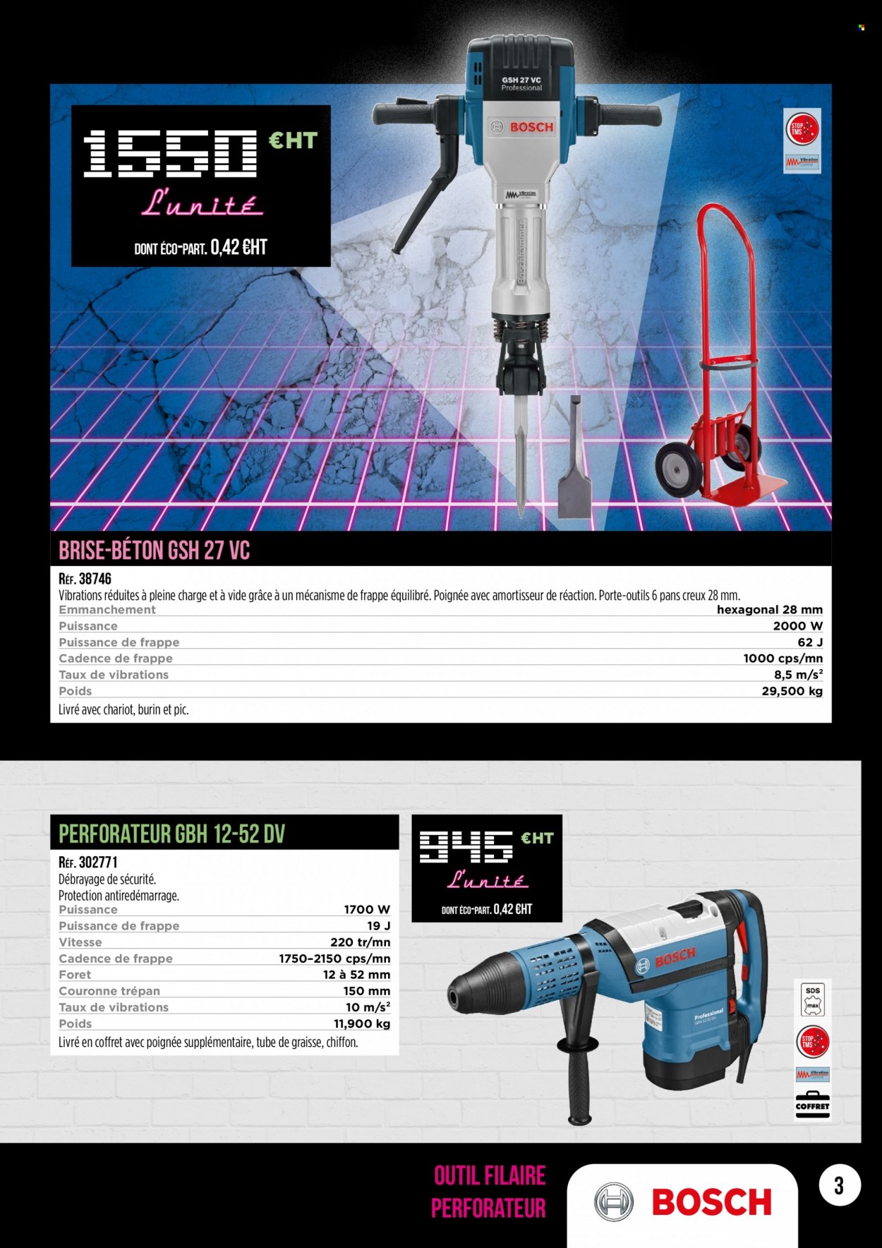 thumbnail - Catalogue Master Pro - 07/03/2022 - 30/07/2022 - Produits soldés - béton, perforateur. Page 3.