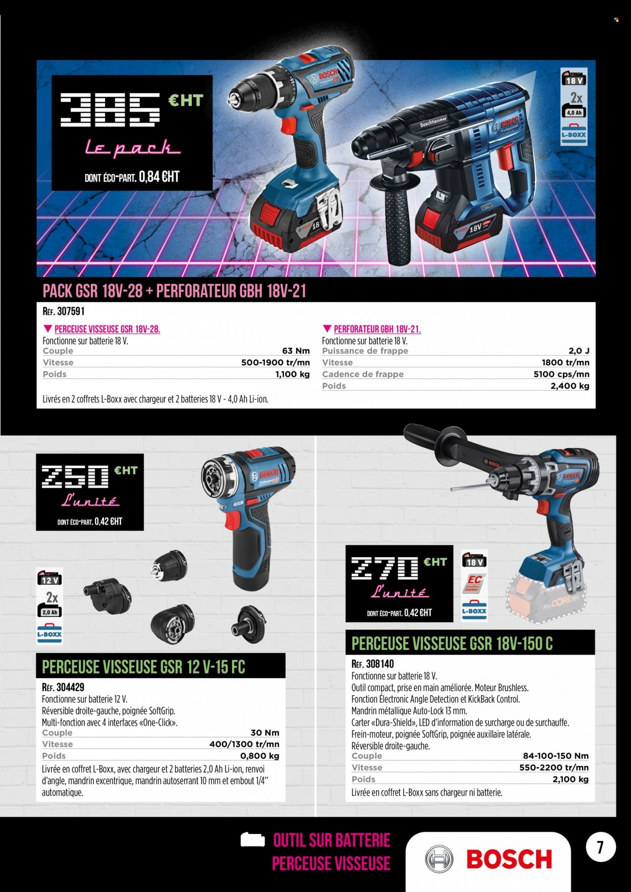 thumbnail - Catalogue Master Pro - 07/03/2022 - 30/07/2022 - Produits soldés - perforateur, visseuse. Page 7.
