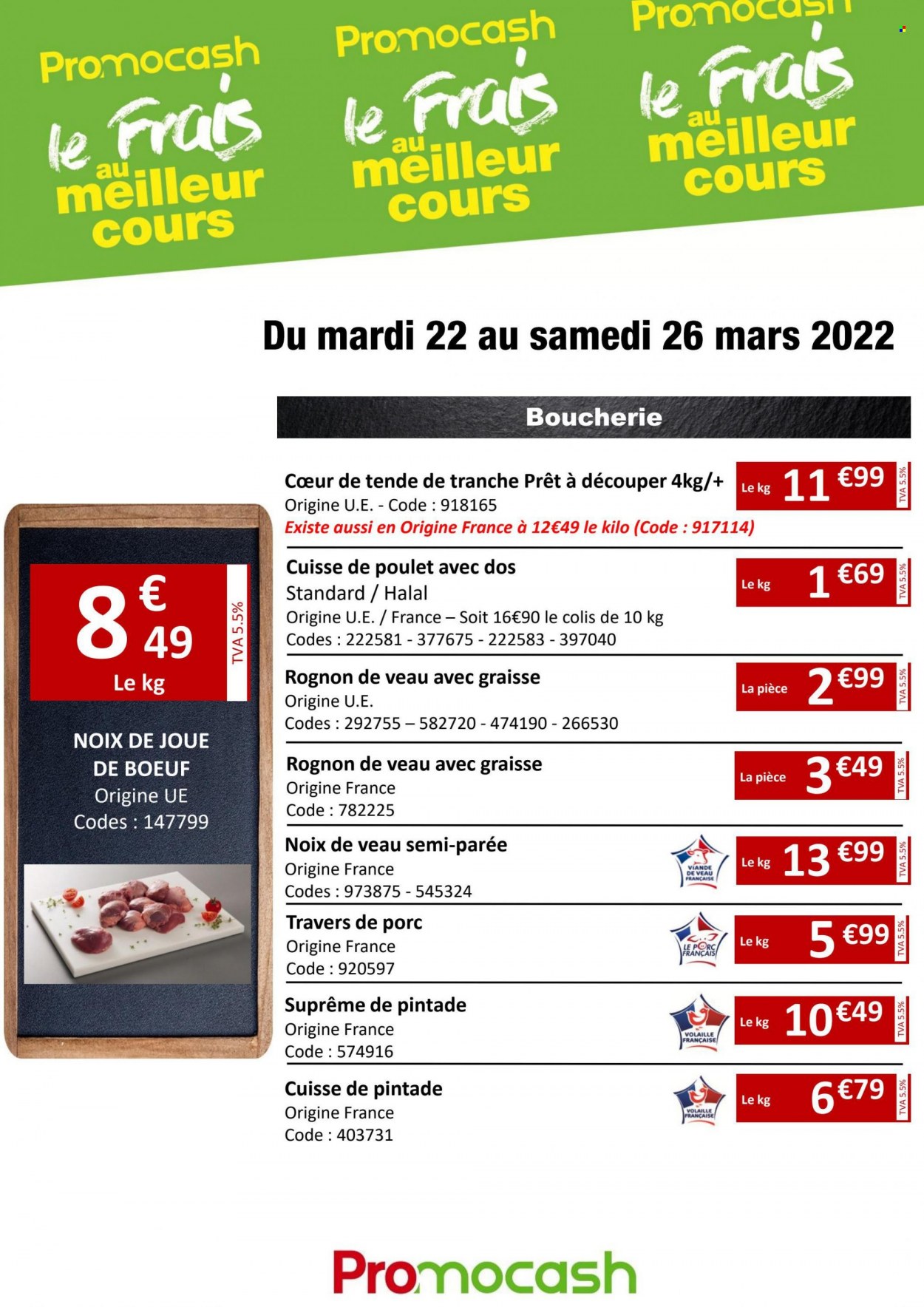 Catalogue Promocash - 22/03/2022 - 26/03/2022. Page 1