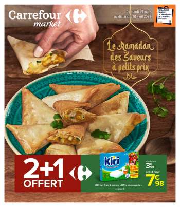 Catalogue Carrefour Market - 29/03/2022 - 10/04/2022.