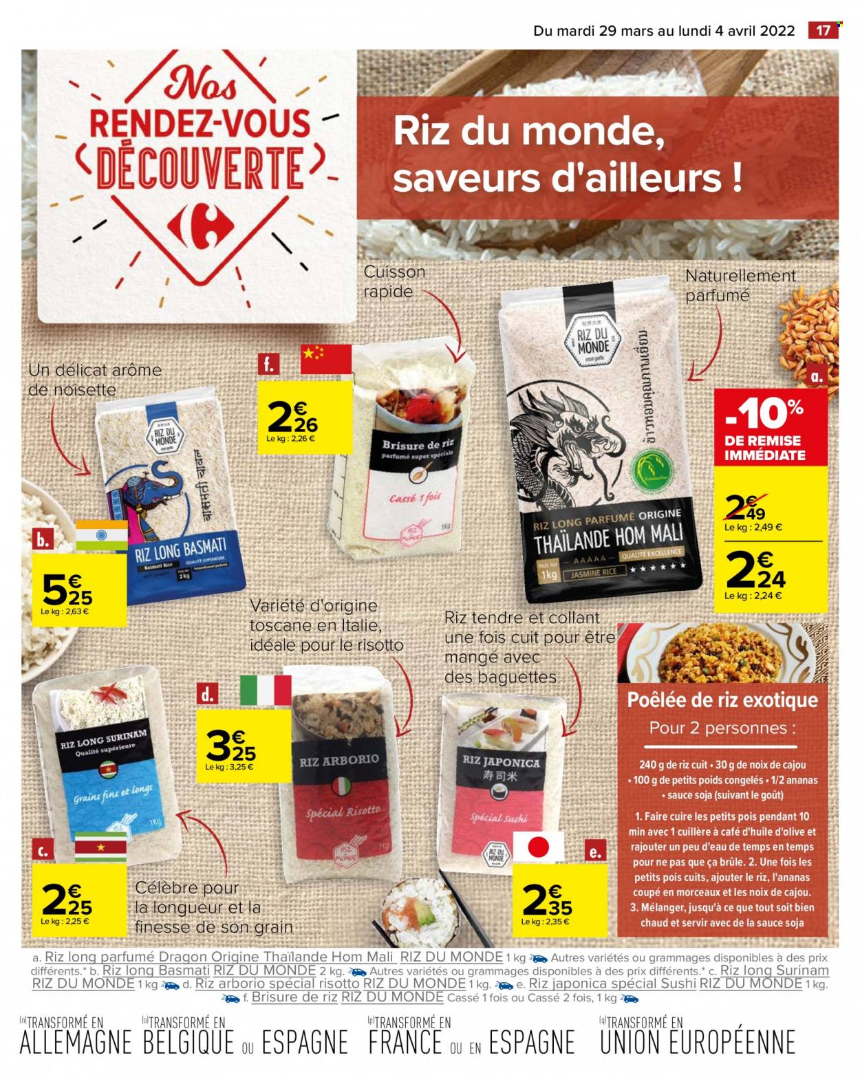 Catalogue Carrefour Hypermarchés - 29/03/2022 - 04/04/2022. Page 17