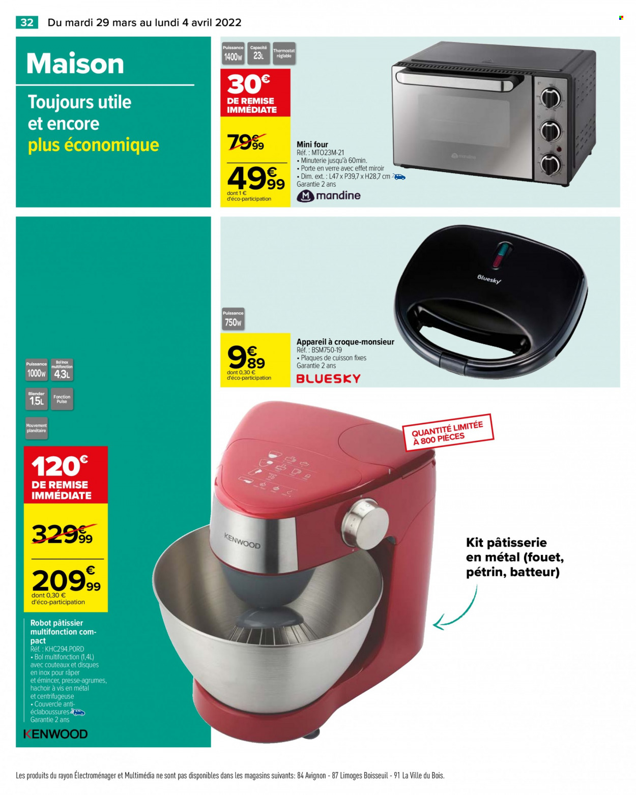 Catalogue Carrefour Hypermarchés - 29/03/2022 - 04/04/2022. Page 32