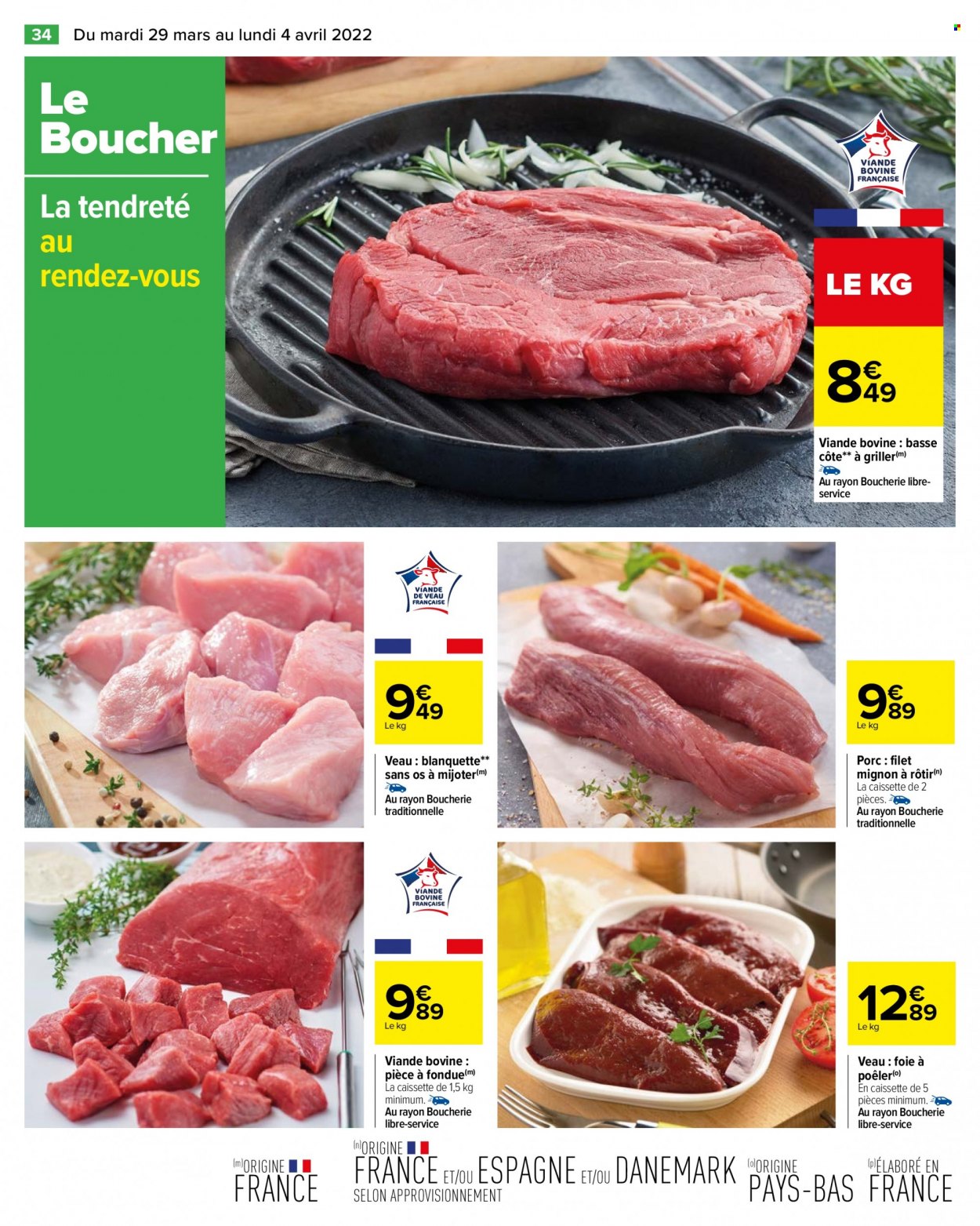 Catalogue Carrefour Hypermarchés - 29/03/2022 - 04/04/2022. Page 34
