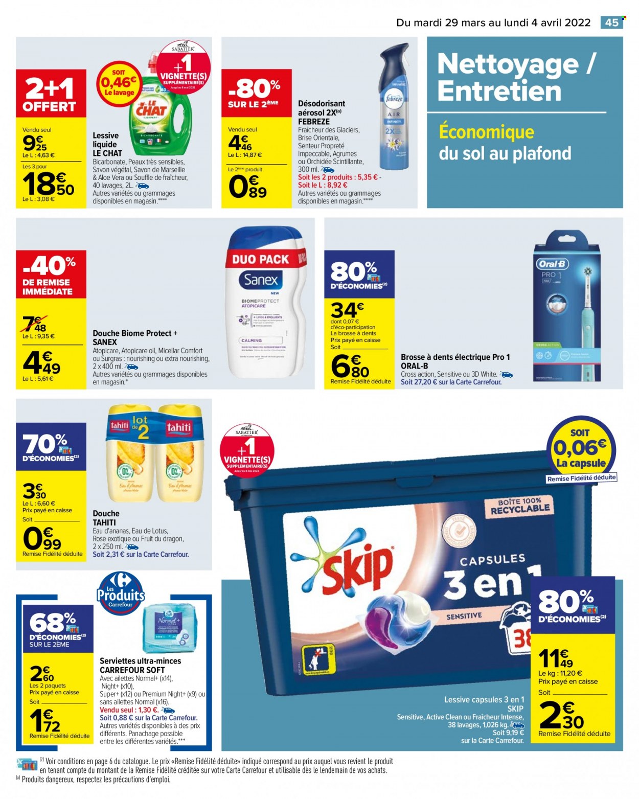Catalogue Carrefour Hypermarchés - 29/03/2022 - 04/04/2022. Page 45