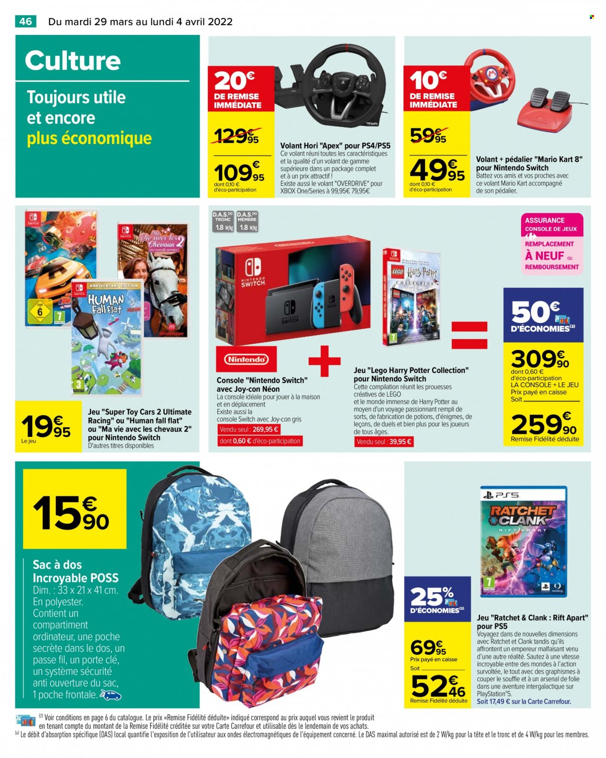 Catalogue Carrefour Hypermarchés - 29/03/2022 - 04/04/2022. Page 46