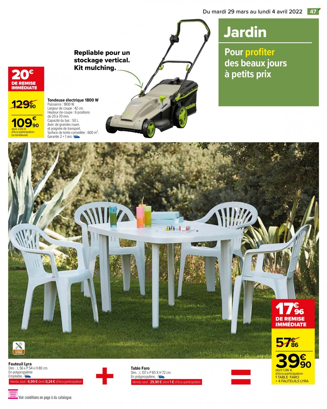 Catalogue Carrefour Hypermarchés - 29/03/2022 - 04/04/2022. Page 47