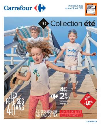 Catalogue Carrefour Hypermarchés - 29/03/2022 - 18/04/2022.