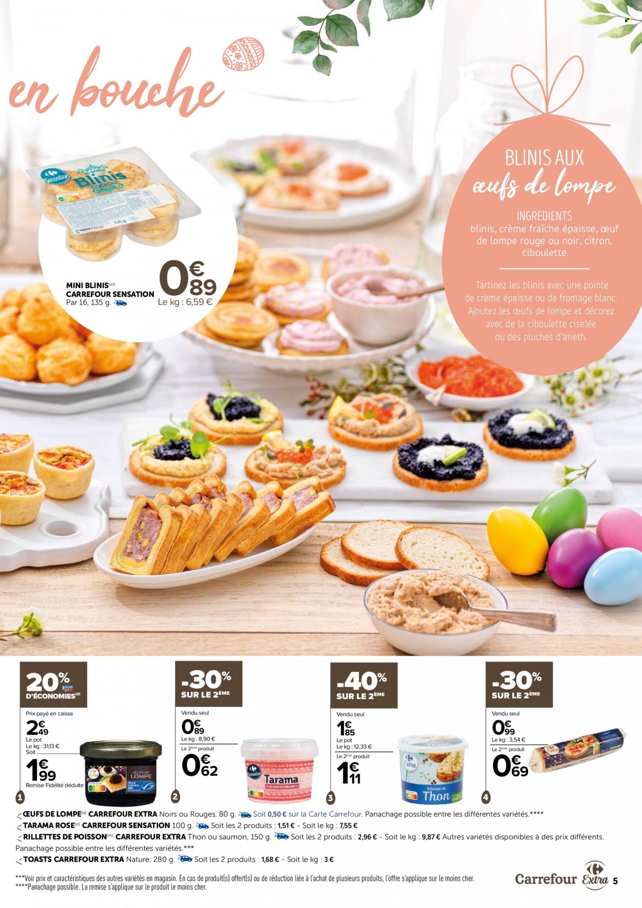 Catalogue Carrefour Hypermarchés - 29/03/2022 - 18/04/2022. Page 5