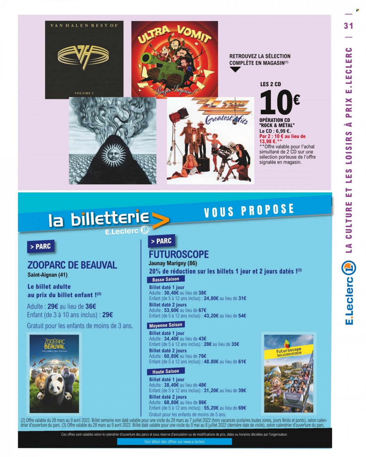 Catalogue E.Leclerc - 29/03/2022 - 09/04/2022. Page 31