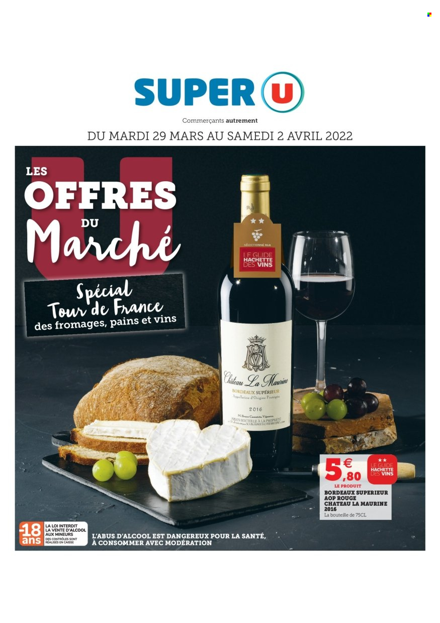 Catalogue SUPER U - 29/03/2022 - 02/04/2022. Page 1