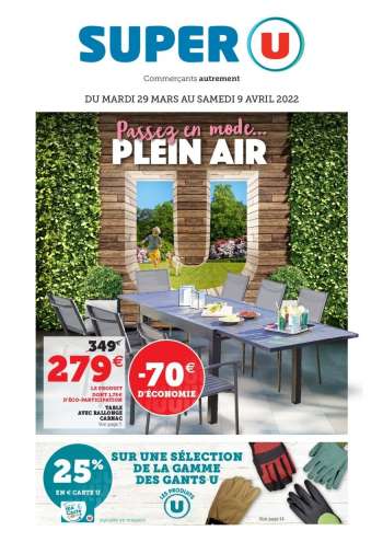 Catalogue SUPER U - 29/03/2022 - 09/04/2022.