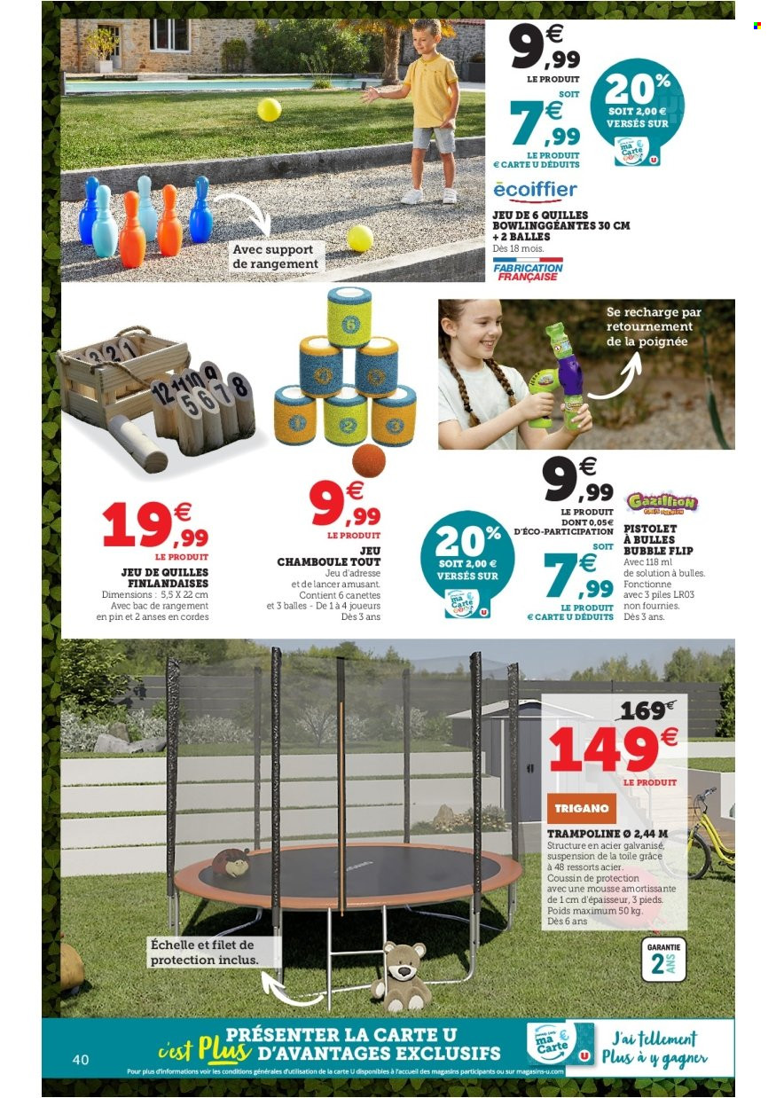 Catalogue SUPER U - 29/03/2022 - 23/04/2022. Page 40