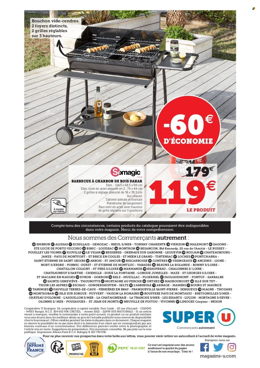 Catalogue SUPER U - 29/03/2022 - 23/04/2022. Page 44