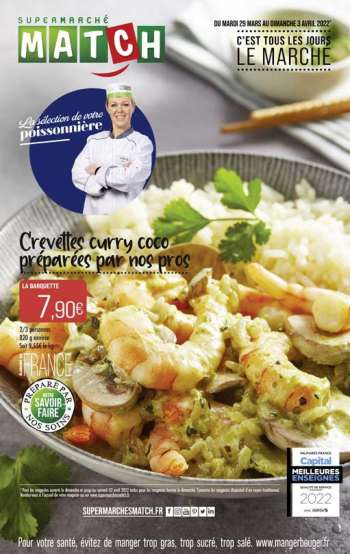 Catalogue Supermarché Match - 29/03/2022 - 03/04/2022.
