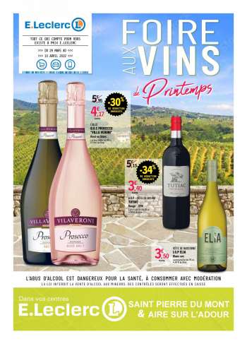 Catalogue E.Leclerc - 29/03/2022 - 10/04/2022.