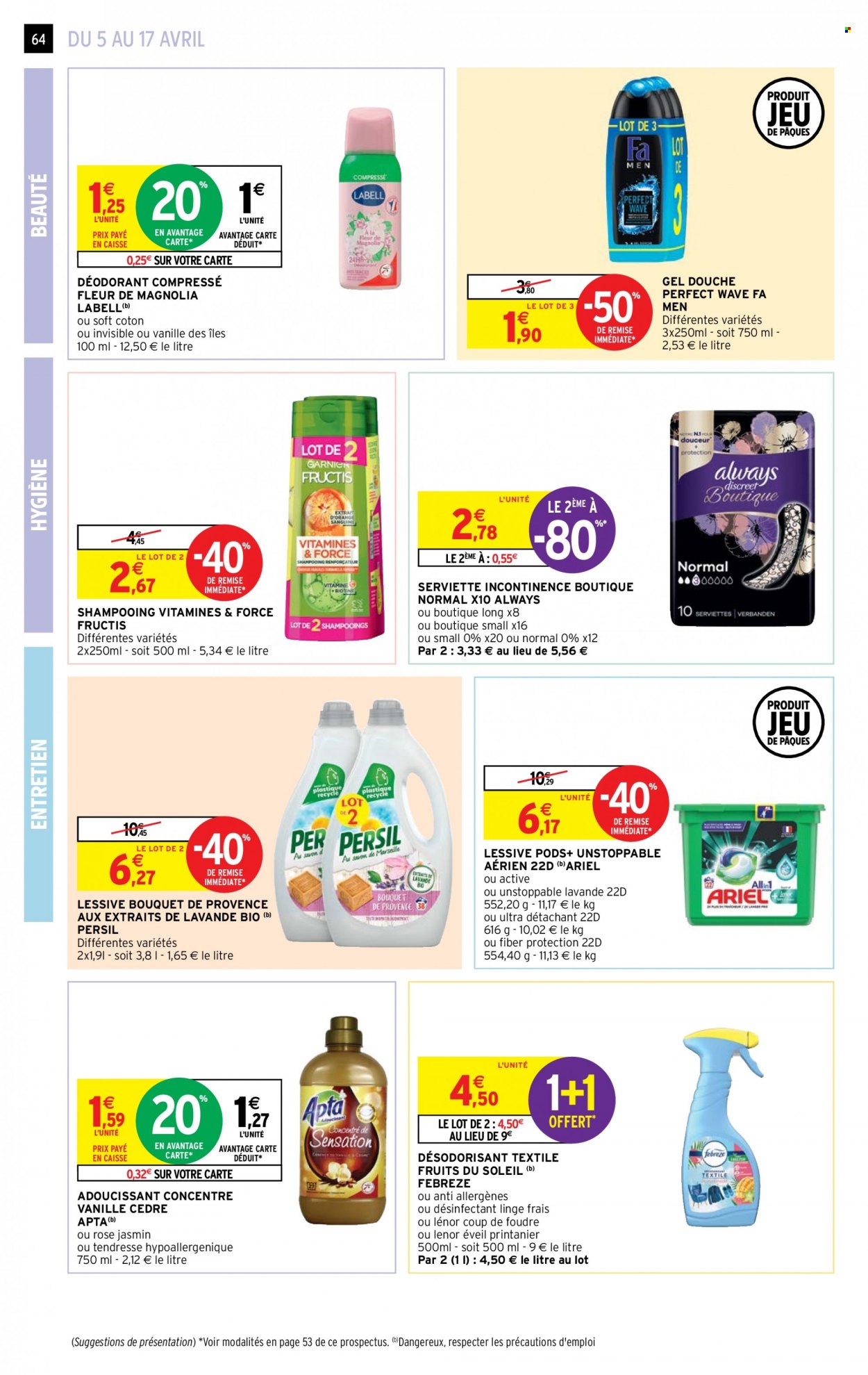 Catalogue Intermarché Super - 05/04/2022 - 17/04/2022. Page 64